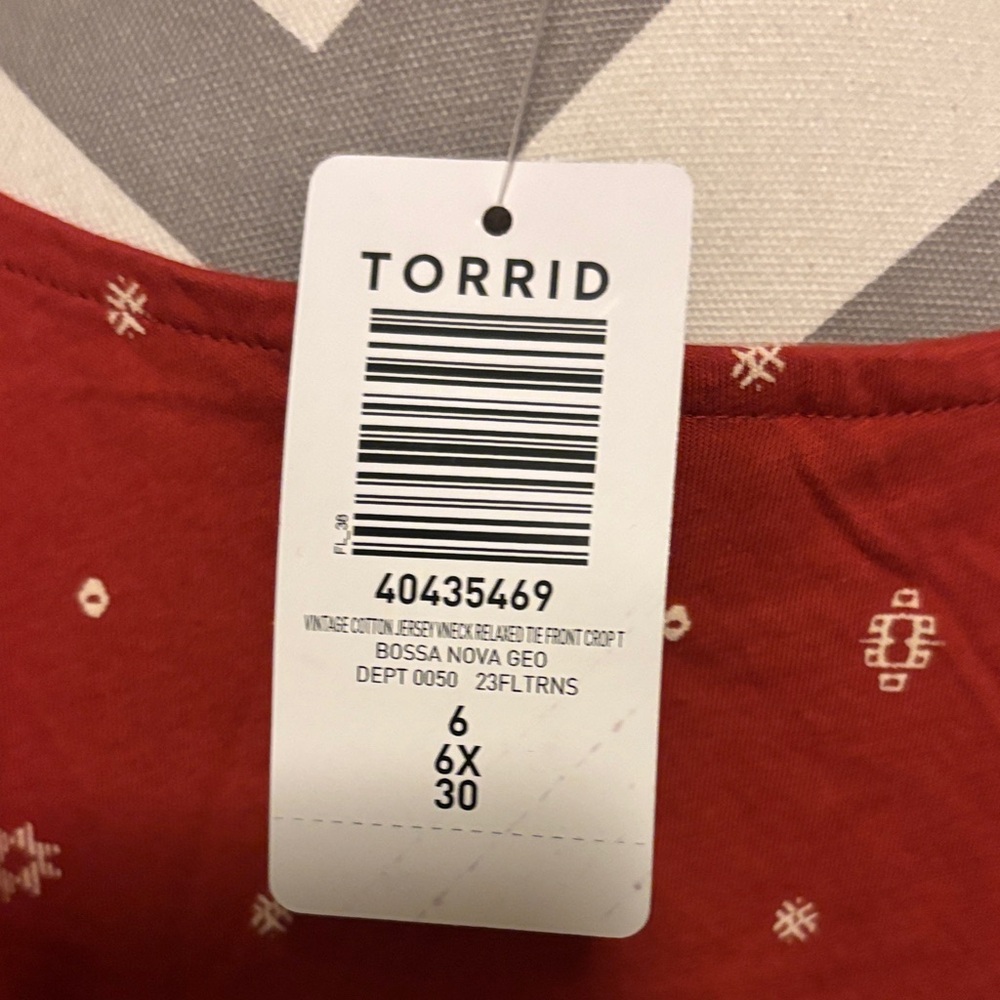 Torrid Red Top - Picture 10 of 13